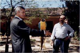 Dr. Lech Gardock e Dr. Alexandre Martchenko no Parque das Aves