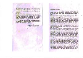 Carta de José Alvares ao Ministro Milton