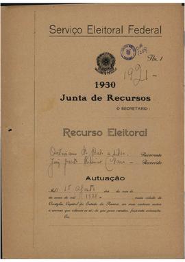 Recurso eleitoral n° 19210815