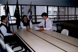 José Luiz Balliana (Diretor Administrativo), Juiz Federal Dirceu de Almeida Soares (Diretor do Fo...