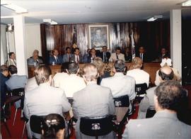 Juiz Federais José Carlos Cal Garcia e Rubens Raimundo Hadad Vianna (ao centro)