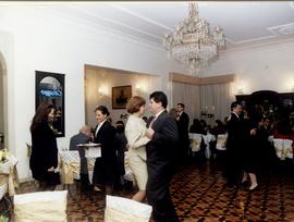 Juízes e esposas durante recepção no Restaurante Buffet du Batel